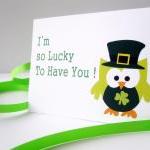 Patrick's day card, Lucky M..