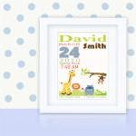 Jungle baby announcement - ..