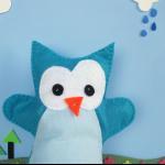 Owl hand puppet for Small h..