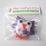 Mini Green Felt Owl Birthda..